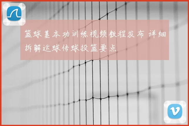 篮球基本功训练视频教程发布 详细拆解运球传球投篮要点